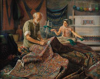 Carpet Mender-Jafar Petgar-WikiRug.jpg