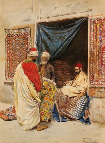 Carpet Merchant-Giulio Rosati-WikiRug.JPG